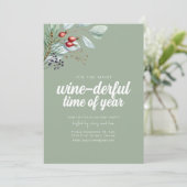 ワインダーフルタイムオブイヤーホリデーパーティー招待状 招待状 (スタンド正面)