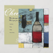 ワインチェックのご招待 招待状 (正面/裏面)