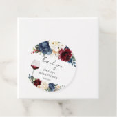 ワインチェックのブライダルシャワーの感謝の気持ちのタグ フェイバータグ (インサイチュ)