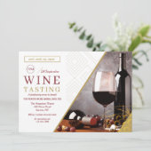 ワインチェックの資金調達イベント招待状 招待状 (スタンド正面)