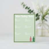 ワインチェックカード ポストカード (スタンド正面)