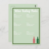 ワインチェックカード ポストカード (正面/裏面)