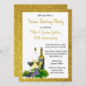 ワインチェック・アニバーサリー・パーティー 招待状 (正面/裏面)