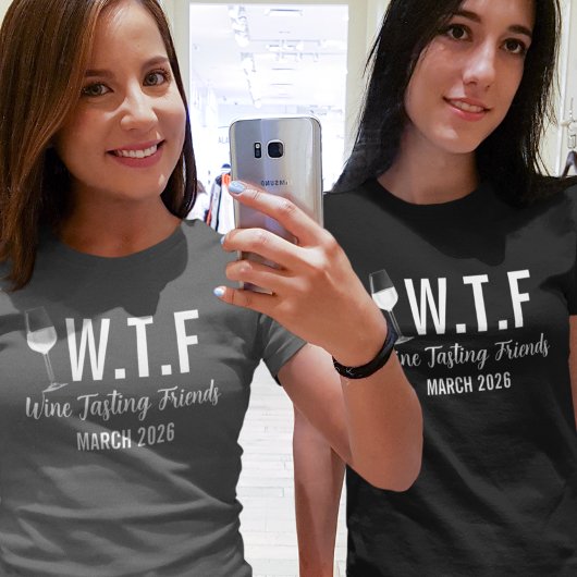 ワインチェック Wine Tasting Friends Tシャツ