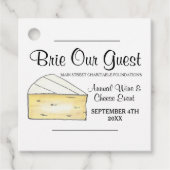 ワインチーズテイスティングカクテルパーティーブリーウアーゲスト フェイバータグ (正面)