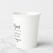 ワインチーズテイスティングカクテルパーティーブリーウアーゲスト 紙コップ (左)