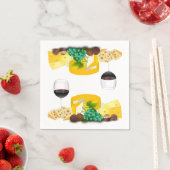 ワインチーズパーティーダイニングカクテルイベント スタンダードカクテルナプキン (インサイチュ)