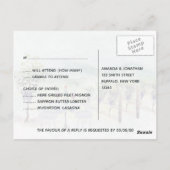 ワインテイスティングウェディングRSVP ポストカード (裏面)