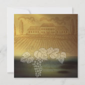 ワインテイスティングカクテルパーティの招待状 (裏面)