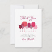 ワインテイスティングサンキューカード サンキューカード (正面)