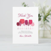 ワインテイスティングサンキューカード サンキューカード (スタンド正面)