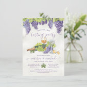 ワインテイスティングチーズヴィンヤードパーティー 招待状 (スタンド正面)