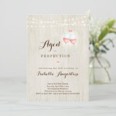 ワインテイスティングバースデーパーティーへの招待 招待状 (スタンド正面)