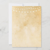 ワインテイスティングバースデー素朴タパーティー任意の年齢招待状 招待状 (裏面)