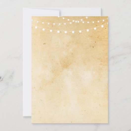 ワインテイスティングバースデー素朴タパーティー任意の年齢招待状 招待状 (裏面)