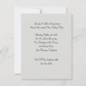 ワインテイスティングパーティの招待状 招待状 (裏面)