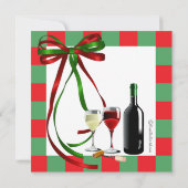 ワインテイスティングパーティー 招待状 (裏面)