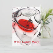 ワインテイスティングパーティー 招待状 (スタンド正面)