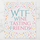 ワインテイスティングフレンズ引用文 ワインラベル (シングルラベル)