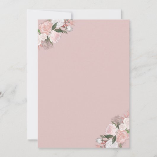 ワインテイスティングブルゴーニュフラワーズブライダルシャワーインヴィータ 招待状 (裏面)