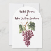 ワインテイスティングルンチオンブライダルシャワー招待 招待状 (裏面)