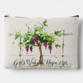 ワインテイスティングワイナリーヴィネヤードガールズウィークエンド アクセサリーポーチ (正面)