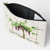 ワインテイスティングワイナリーヴィネヤードガールズウィークエンド アクセサリーポーチ (見開き)