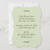 ワインテイスティング招待状 招待状 (裏面)