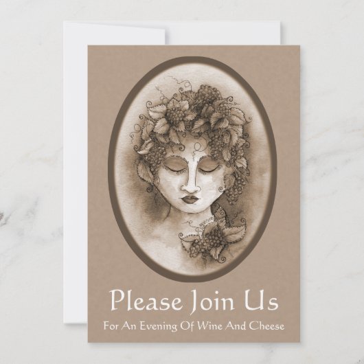 ワインテイスティング招待状 招待状 (正面)