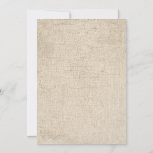 ワインテイスティング招待状(素朴ヴィンテージ) v.1 招待状 (裏面)