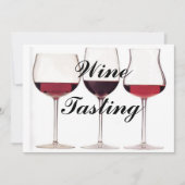 ワインテイストイベント招待状個人用 招待状 (正面)