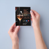 ワインテスティング チャリティー ヴァイン ヤード 食品 飲料 フェスティバル チラシ (手)