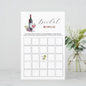 ワインテーマブライダルビンゴシャワーゲーム (スタンド正面)