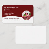 ワインテーマ名刺 名刺 (正面/裏面)