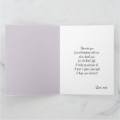 ワインテーマ、サンキューカード サンキューカード (内部)