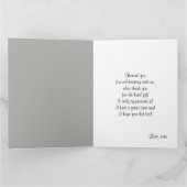 ワインテーマ、サンキューカード サンキューカード (内部)