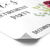 ワインテーマ、大人のパーティー、ウェルカムサイン ポスター (角)