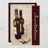 ワインテ素朴イスティング招待状 招待状 (正面/裏面)