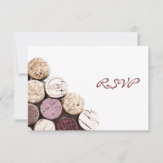 ワインディナーお祝いの招待 出欠カード (正面)