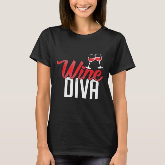 ワインディバワイン愛好家 Tシャツ (正面)