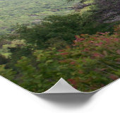 ワインディングブルーリッジパークウェイの素晴らしい景色 ポスター (角)