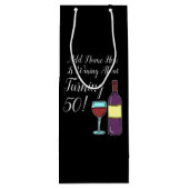 ワインディング5050誕生日 ワインギフトバッグ (裏面)
