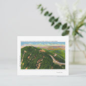 ワインディングHwyとSummit Bldgの空中表示 ポストカード (スタンド正面)