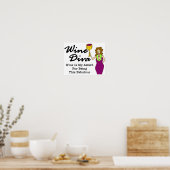 ワインディヴァ「素晴らしい」 ポスター (キッチン)