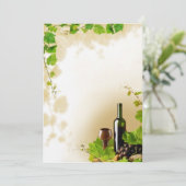 ワインデザインの招待 招待状 (スタンド正面)