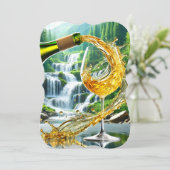 ワインデザインフラットカード (スタンド正面)