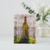 ワインデジタルアートポストカードのエコー ポストカード (スタンド正面)