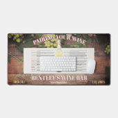 ワインデスクマットのペアリング デスクマット (キーボード&マウス)