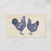 ワインドットチキンズヴィンテージカントリーファームチャーム 名刺 (裏面)