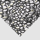 ワインドットチキンフェザーブラック&ホワイトファームハウス 薄葉紙 (詳細)